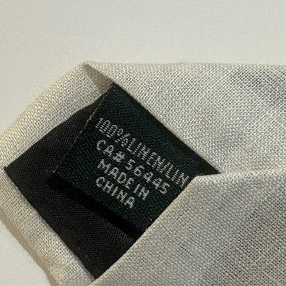 Preppy J. Crew Ivory Tan Printed Neck Tie NWT Business Casual